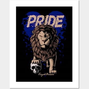 Pride Lion Crazy Posters and Art